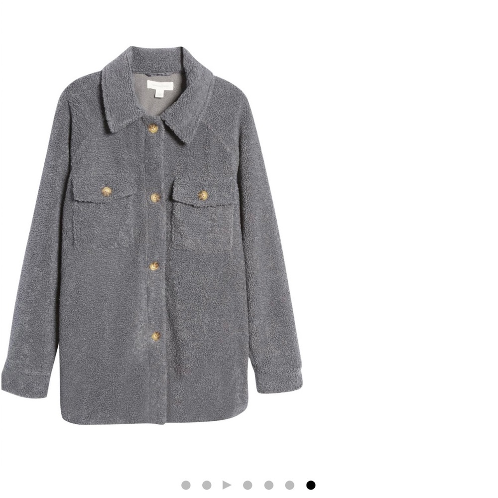 Treasure & Bond High Pile Fleece Shirt Jacket